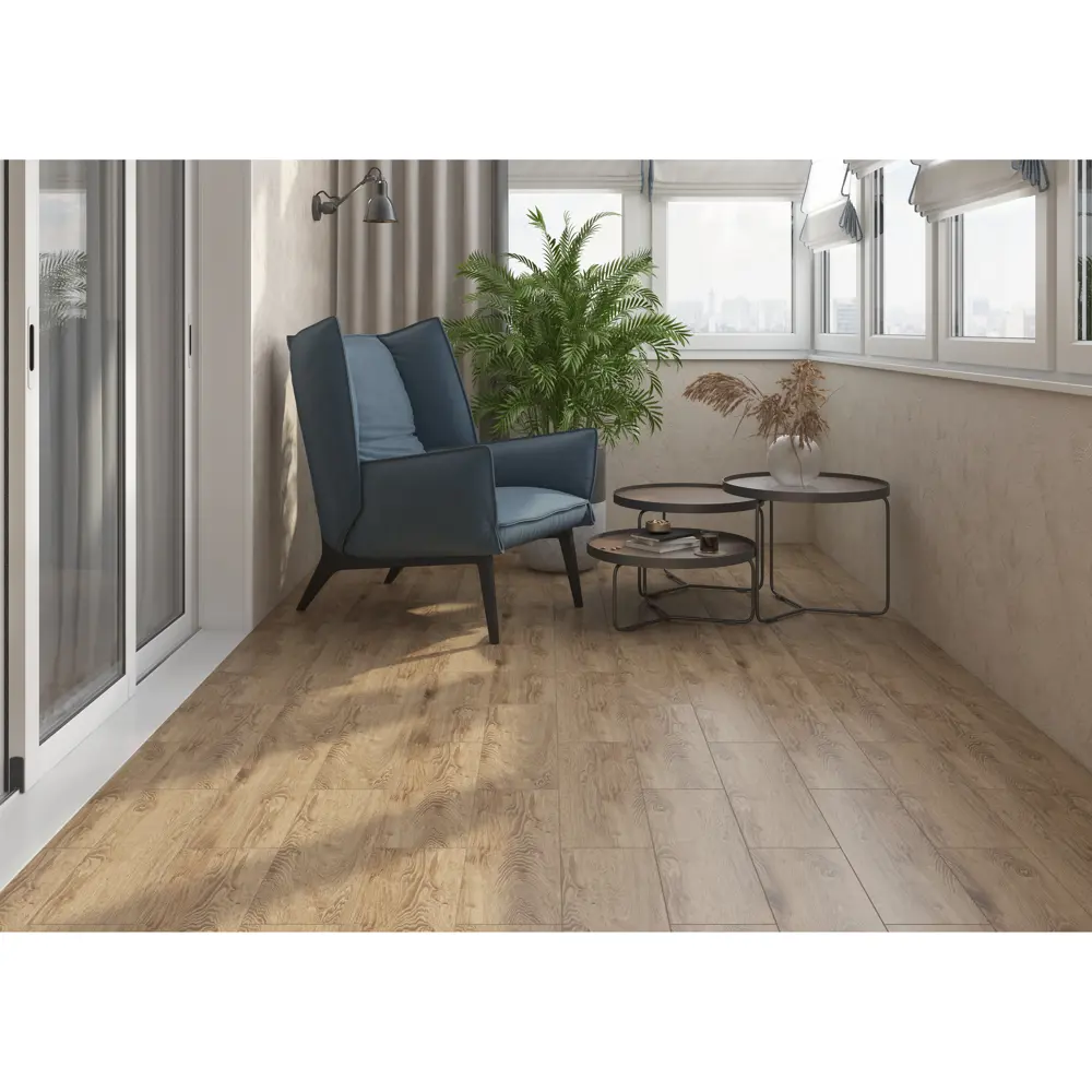 Керамогранит Kreaforta Charm с эффектом дерева 18,5x59,8 см 89383540 STLM-1565677 - Вид №5