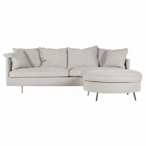 Диван Julia трехместный угловой светло-серый SITS ДИЗАЙНЕРСКИЕ, JULIA 192056 Серый