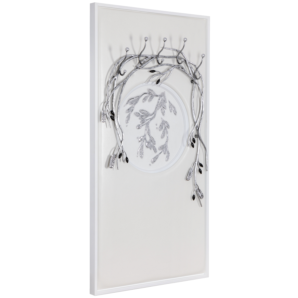 15015 Вешалка настенная Oliva Branch Айс Античное серебро BOGACHO 4627196597501 - Вид №2