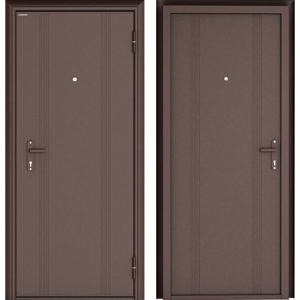 Металлическая входная дверь DOORHAN Эко с антивандальным покрытием 16802307