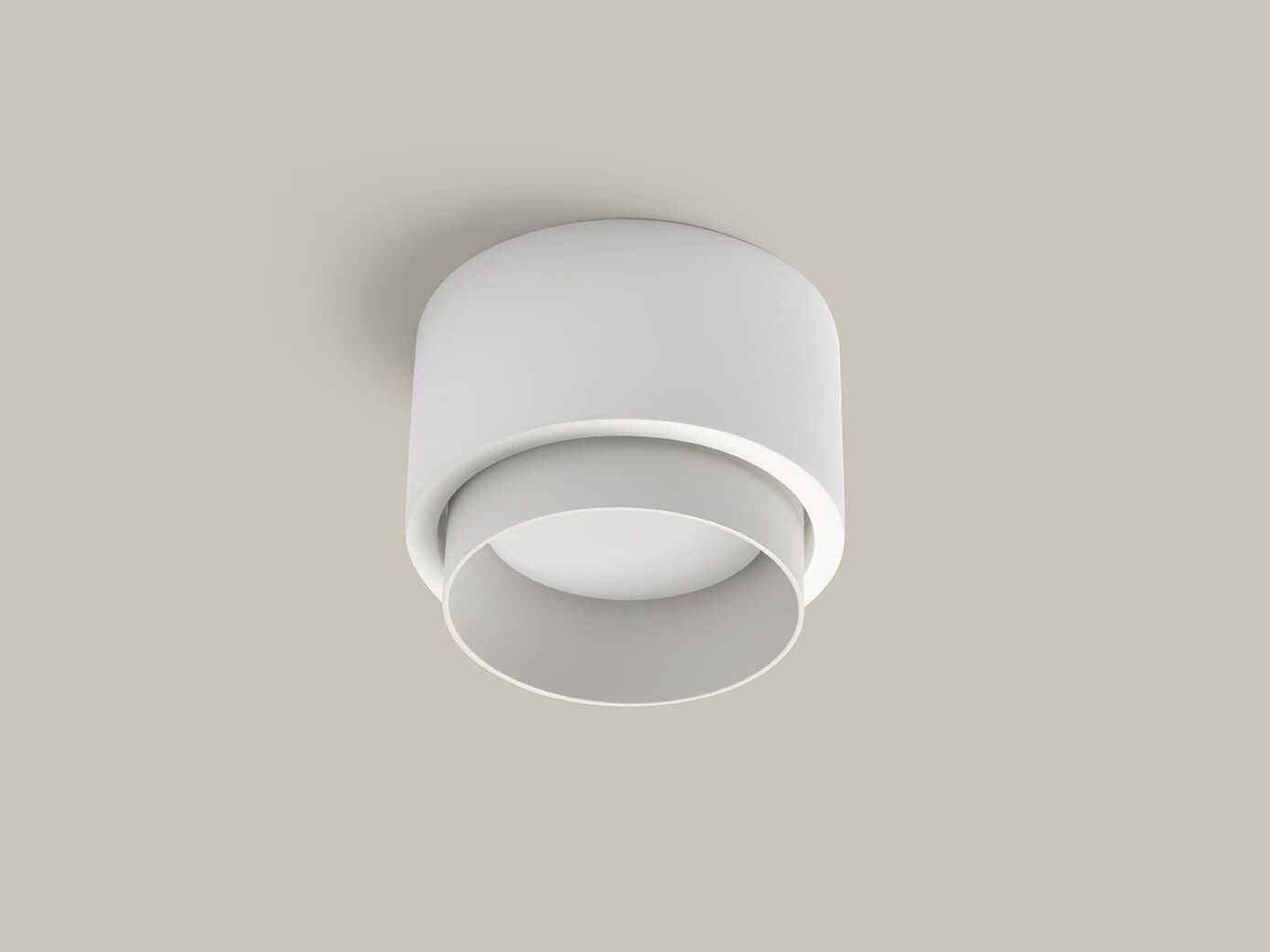 Гипсовый потолочный светильник Tecnico SYME TONDA ARCH-00101564 - Вид №11