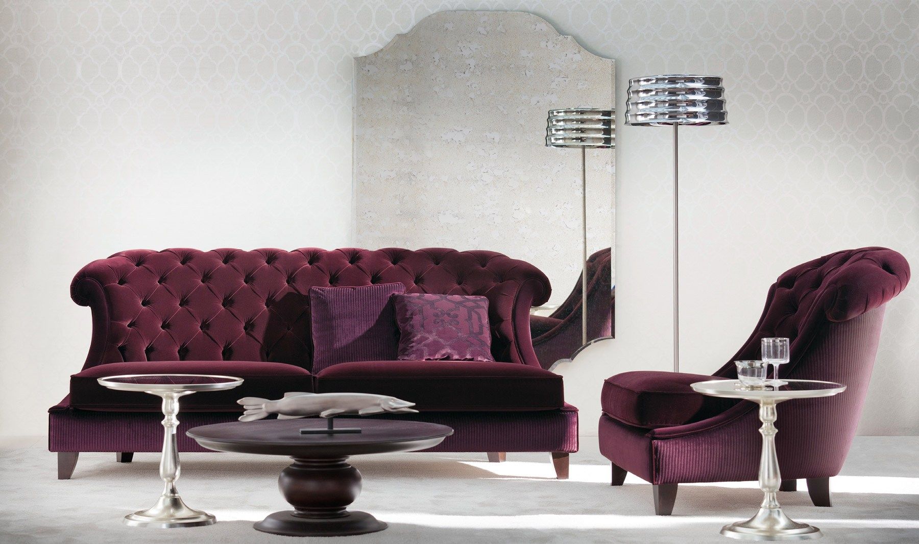 Кресло capitonné из ткани OPERA CONTEMPORARY Magda ARCH-00041789 - Вид №2