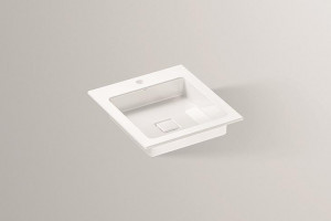 2303000400 Встраиваемая раковина, eb.q450h, белая, для простого ухода Alape серия Q