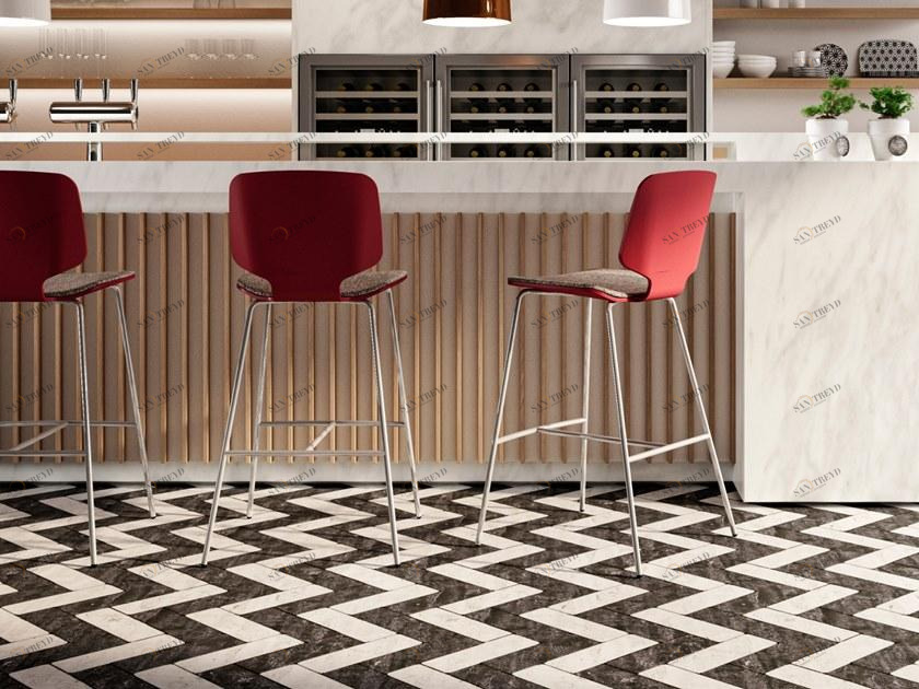 Quadrifoglio Табурет высокий фанерный со спинкой Code sun-id-1454601