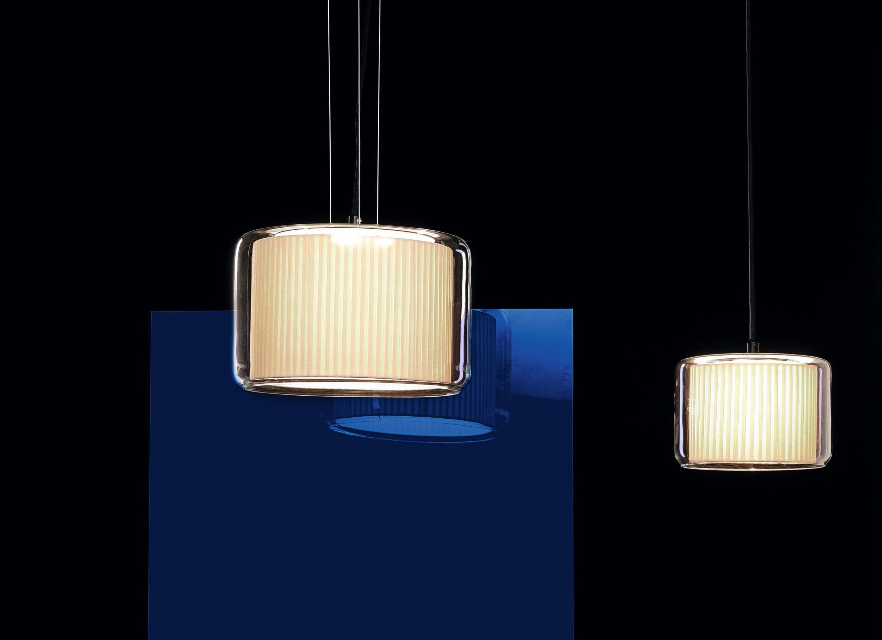 Выдувное стекло и ткань светодиодный подвесной светильник Marset Mercer ARCH-00125782 - Вид №1