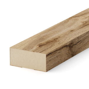 Рейка Интерьерная МДФ Stella Модель 12 Light Пекан 2800х27х12 (упак.15шт.) STSR-801