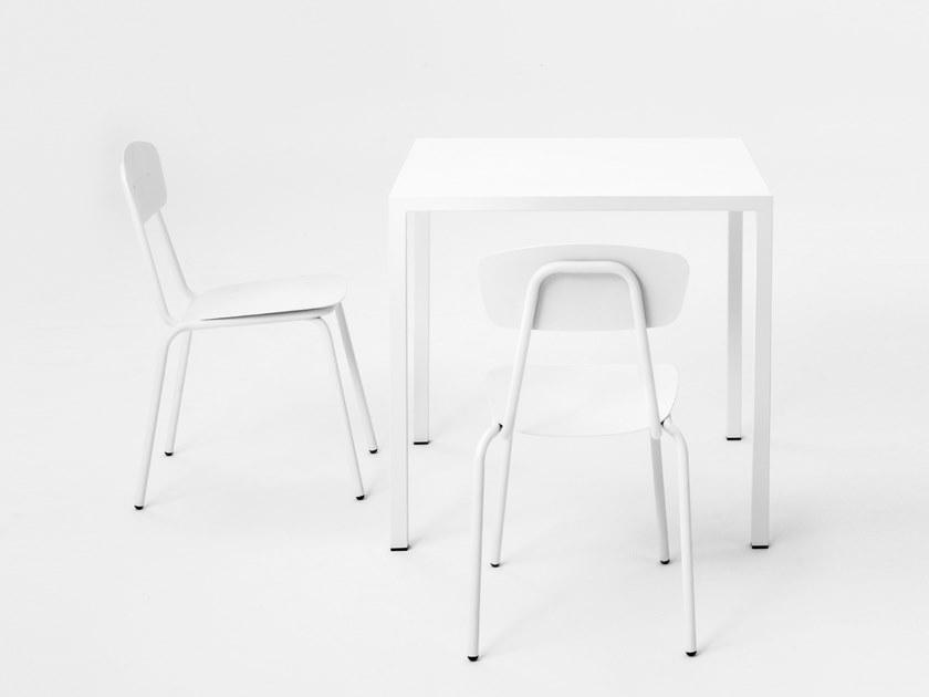 Mara Садовый стол из металла квадратный  222  - Вид №2