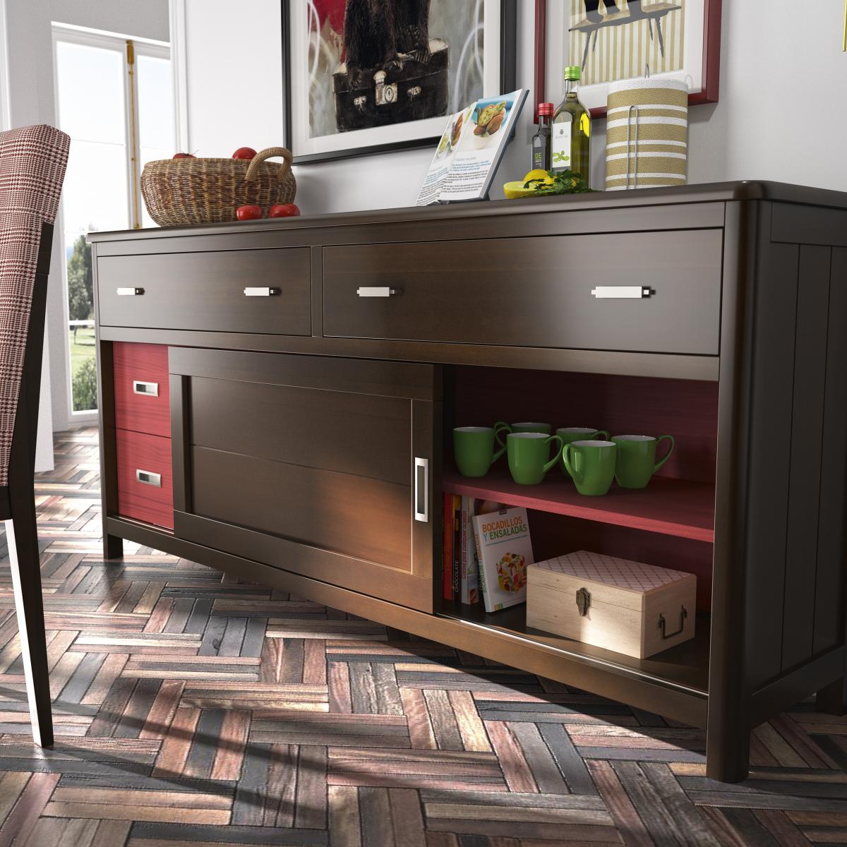 090649 Сервант 190 см Grupo Seys Cerdena Santreyd  - Вид №3