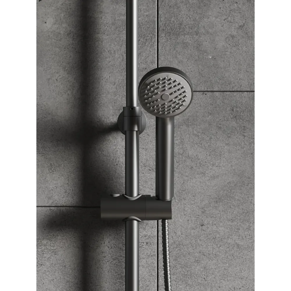 Душевая система Esko Marburg графит с 3 режимами подачи воды 89385950 STLM-1341060 - Вид №4
