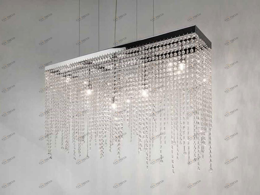 ILFARI Подвесной светильник из металла с кристаллами swarovski® Ice fall 14005