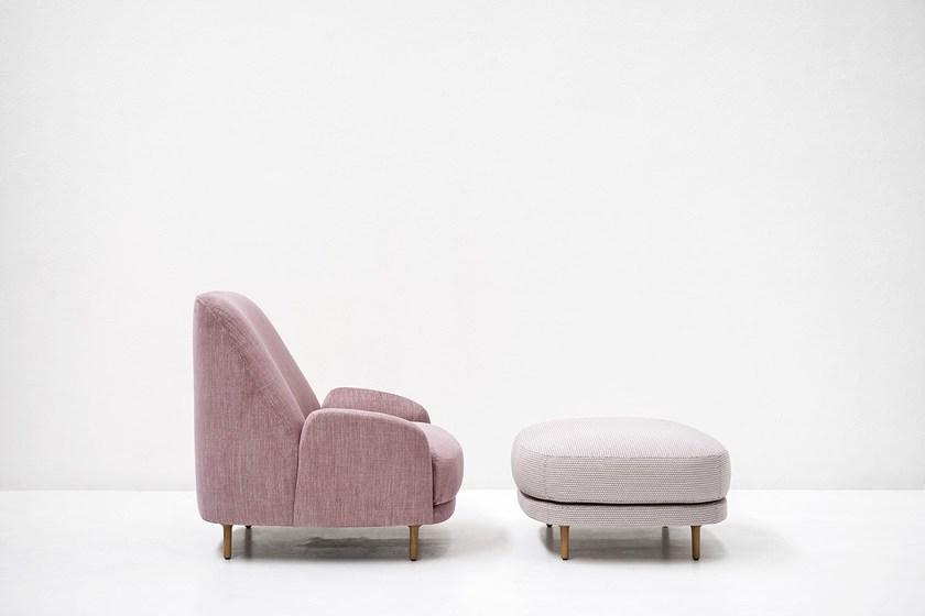 Tacchini Кресло из ткани с подлокотниками Santiago sun-id-1467225 - Вид №3