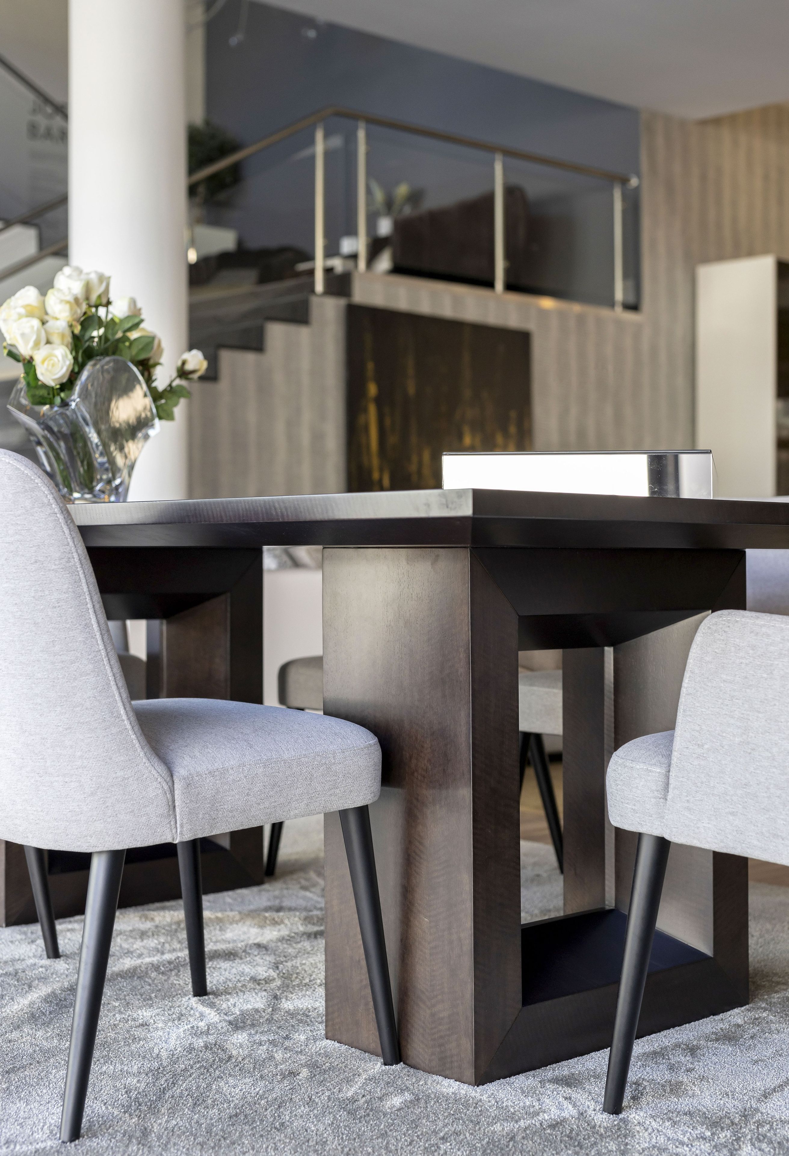 Прямоугольный обеденный стол из шпона Stylish Club ARCH-00082407 - Вид №10