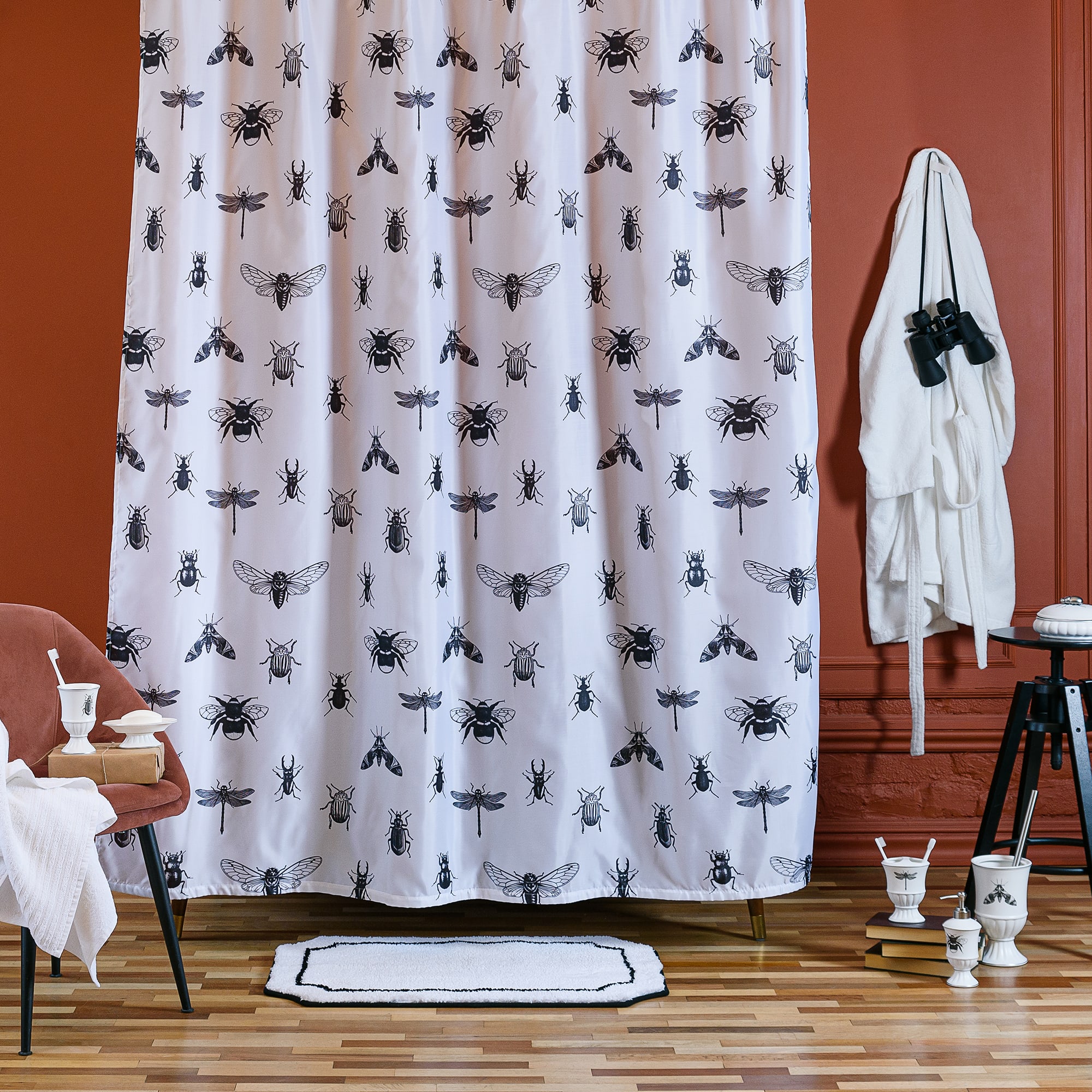 89097050 Дозатор для жидкого мыла цвет белый Buzz Fauna Santreyd  - Вид №7