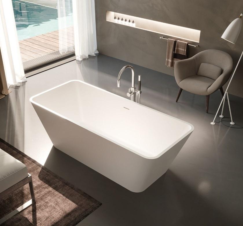 Gruppo Treesse Отдельностоящая прямоугольная ванна Free standing sun-id-1438466 - Вид №2