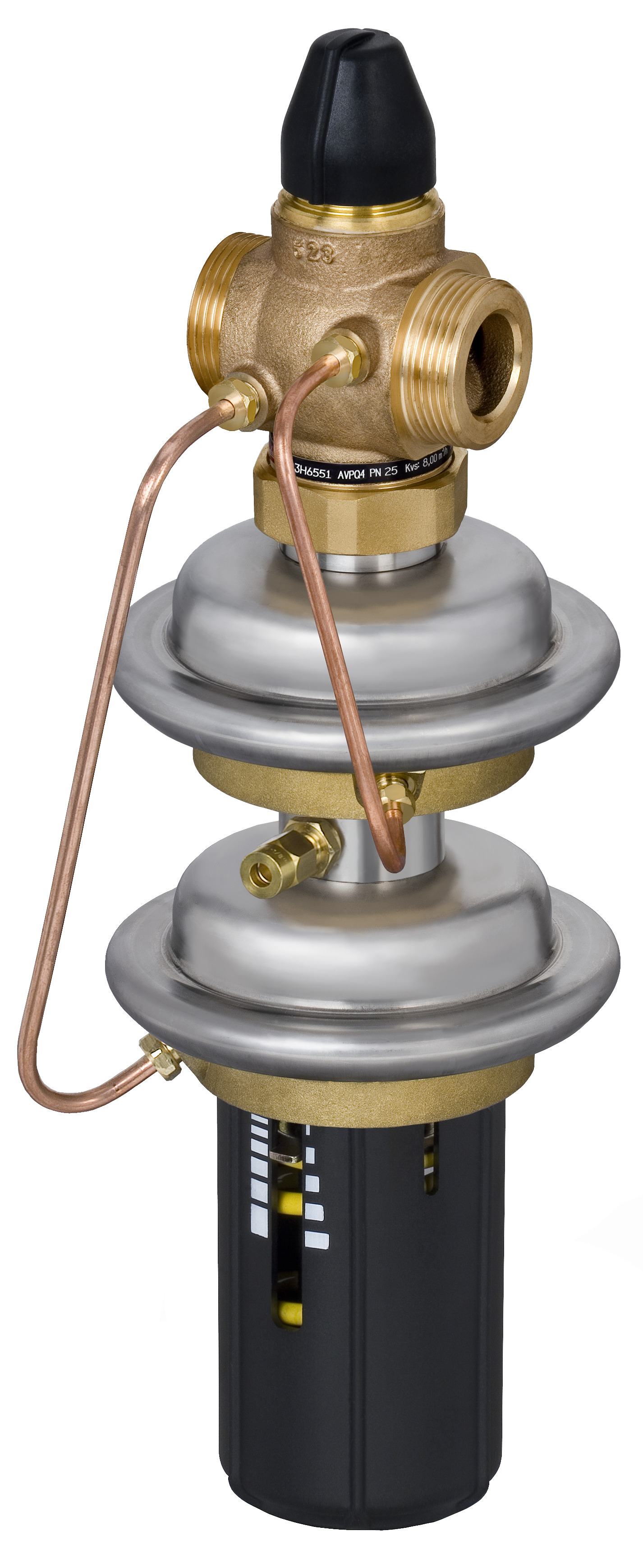 Danfoss Регулятор перепада давления AVPQ для монтажа на подающем трубопроводе РПД AVPQ 4PN25 40/20/0,3-2,0/0,2/фл. 003H6573  - Вид №34
