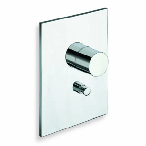 CRIRU689 Внешние части смесителя для ванны / душа для CRICS535 с переключателем на 2 выпускных отверстия и металлической пластиной Cristina Rubinetterie