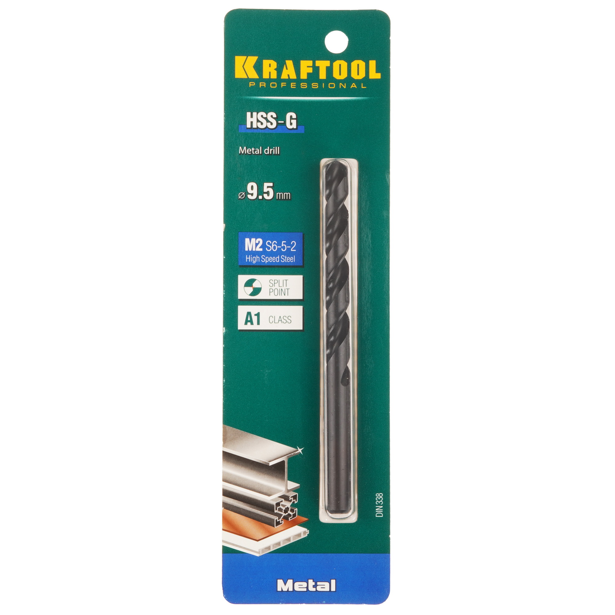 Сверло спиральное KRAFTOOL 29651-9.5 9123299 STDN-0038983