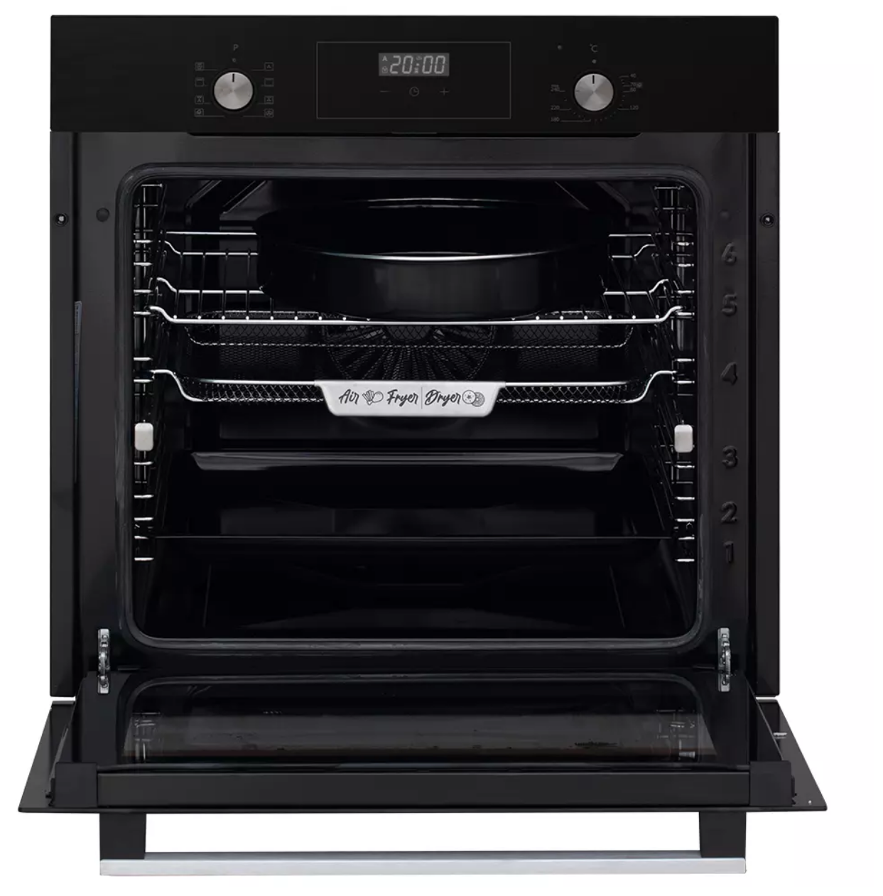 9057807 Электрический духовой шкаф Delvento V6ES68011 черный STDN-0135055 - Вид №1