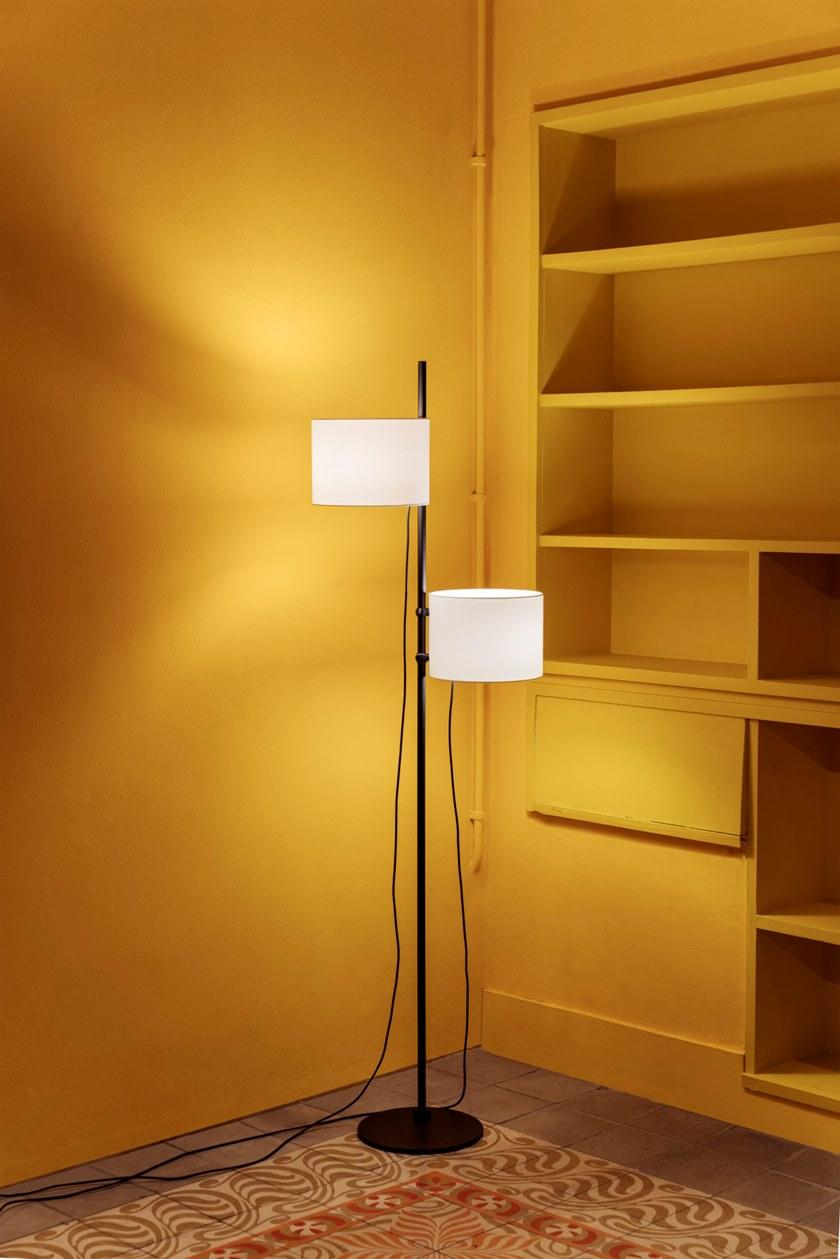 Milan Iluminacion Торшер с регулируемой высотой из ткани и стали Twain 6904 - Вид №11