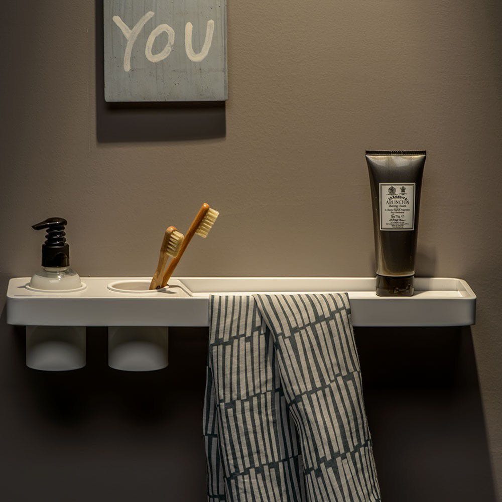 Держатель для полотенец / полка для ванной комнаты с порошковым покрытием EVER Life Design Brunt ARCH-00105081 - Вид №7