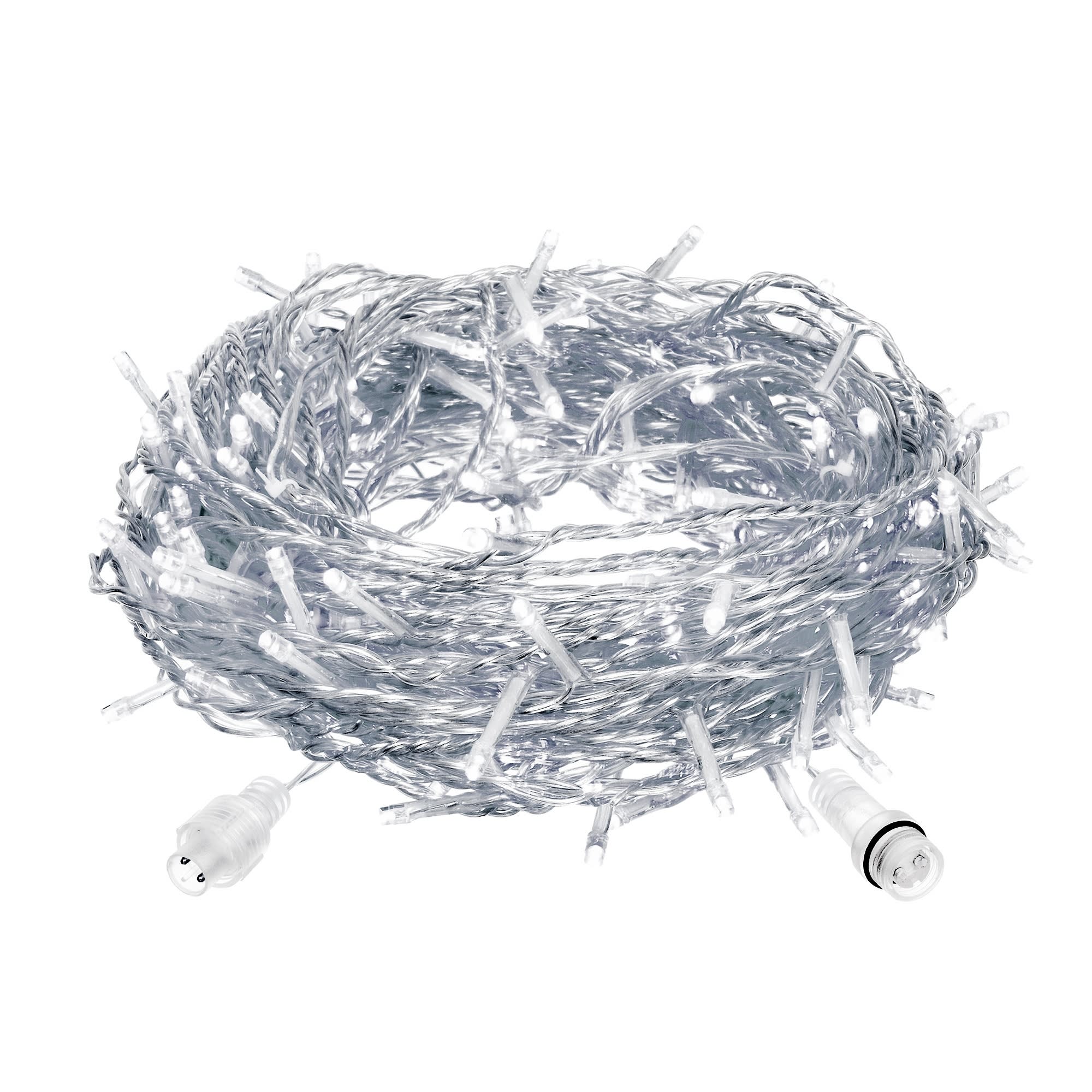 82061436 Электрогирлянда наружная «Занавес» 20 м 96 LED холодный белый Santreyd  - Вид №6