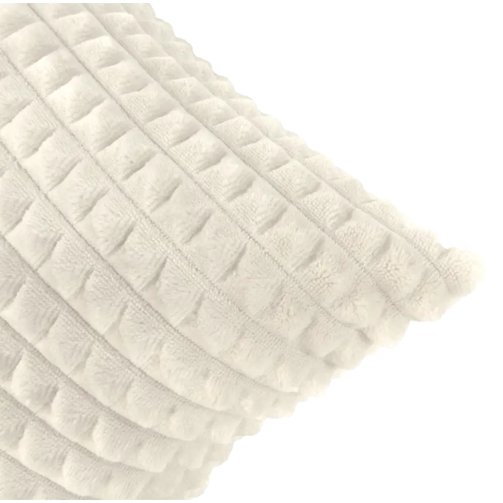 Подушка Плюш 40x40 см цвет кремовый 89112389 STLM-2189509 LINEN WAY  - Вид №2