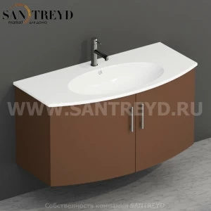 MDMA10Y169 Тумба с двумя створками 98 см коричневая Globo 4ALL Италия