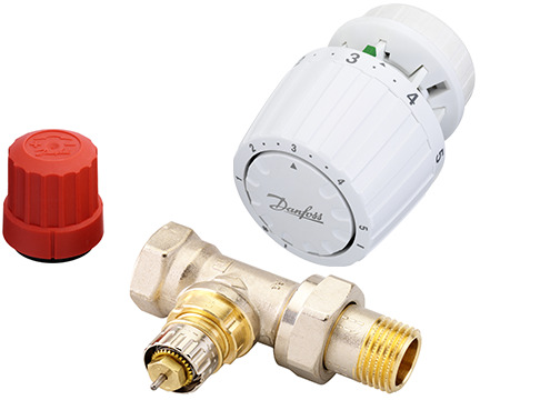 Danfoss Комплект RTR-N/RTR 7090 для двухтрубной системы отопления RTR-N UK 15 и RTR7090 комплект 013G2160  - Вид №1