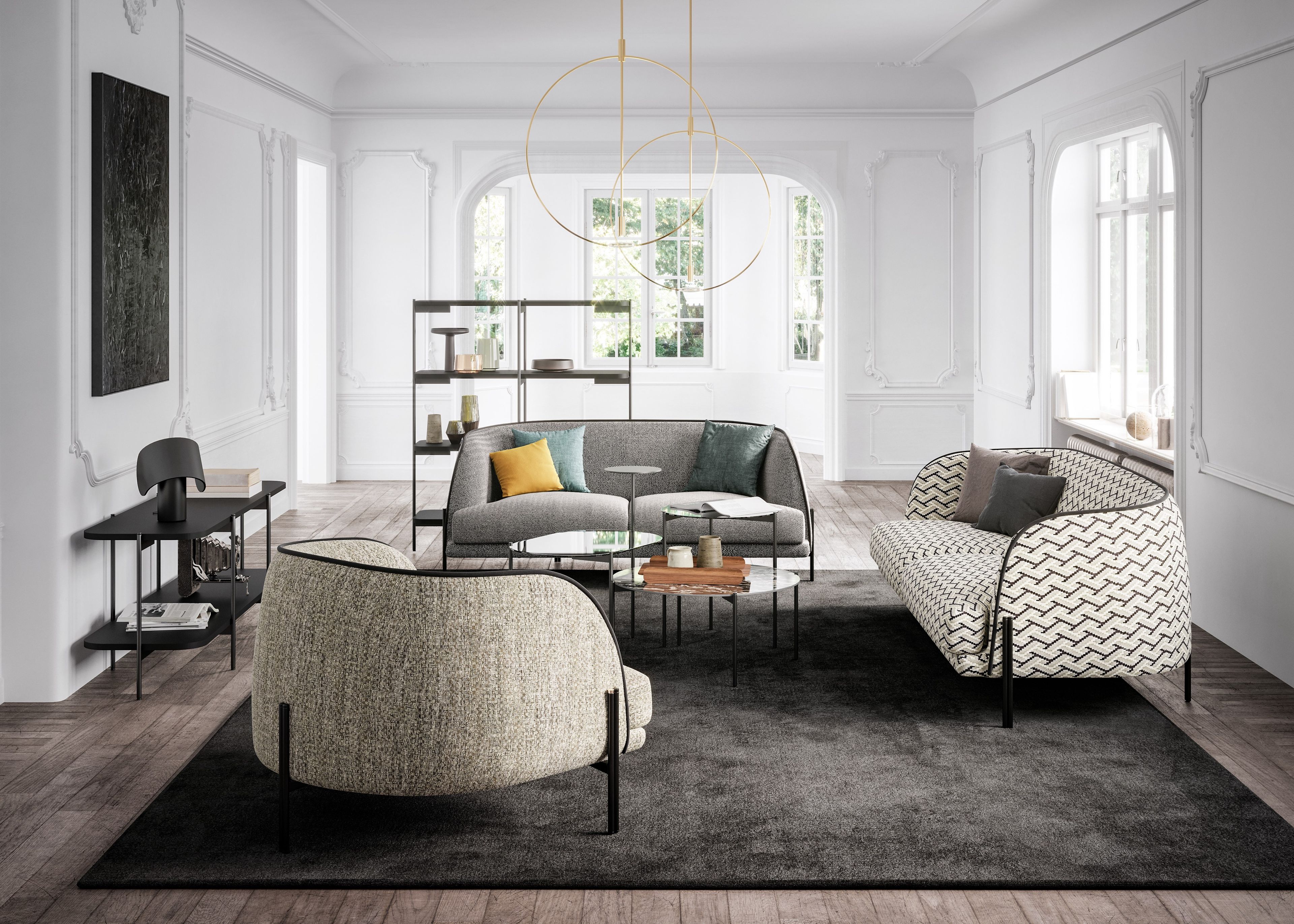 3-местный тканевый диван Liu Jo Living Collection ARCH-00102741 - Вид №4