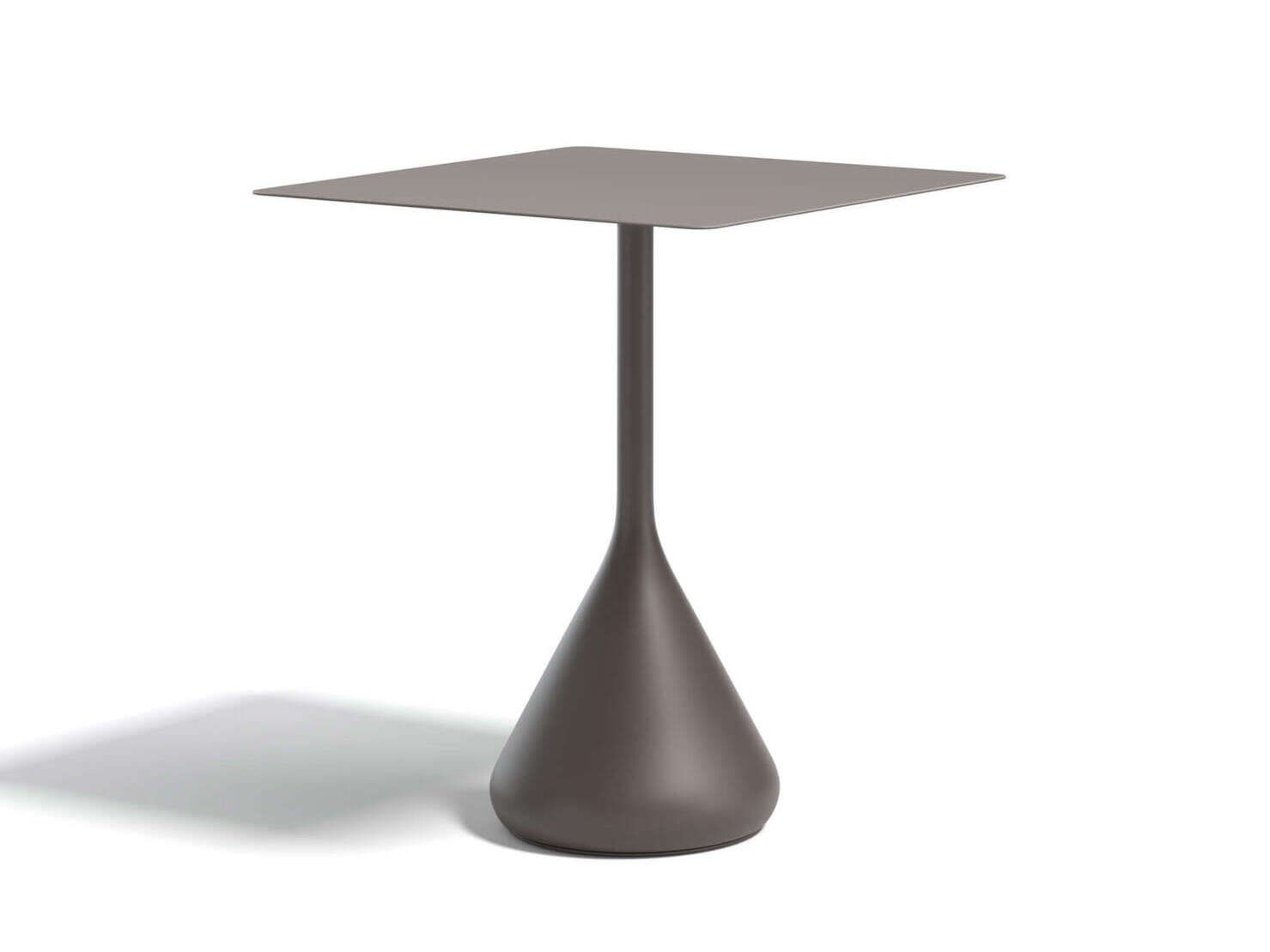 Высокий квадратный керамический садовый стол с верхней частью HPL DEDON спутник ARCH-00040024 - Вид №1