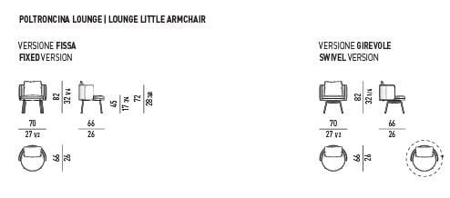 Кресло с подлокотниками Minotti Torii ARCH-00107840 - Вид №10