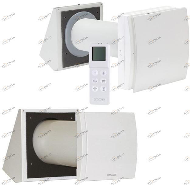 EMMETI Установка VMC с переменным потоком и рекуперацией тепла Ventilazione meccanica controllata sun-id-1486085