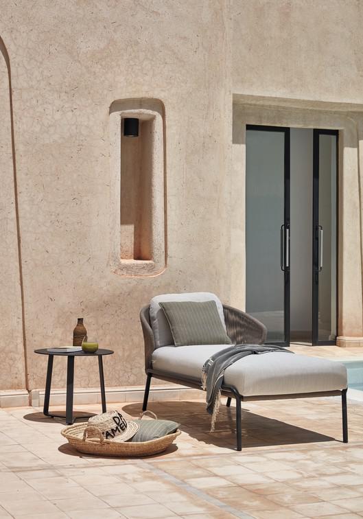 MNST23 Шезлонг лава серебро Manutti Radius - Вид №11