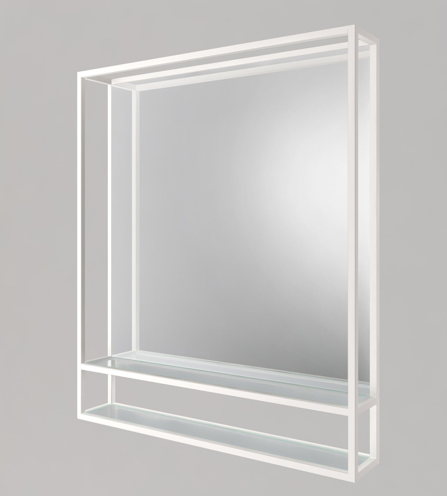 Настенное зеркало из нержавеющей стали с рамкой Miratap Fine ARCH-00040957 - Вид №1