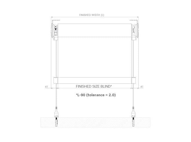 Приводной роликовый занавес и лебедка или моторный контейнер Mv Line рулонные шторы со стальными тросами и мусорным контейнером ARCH-00086326 - Вид №7