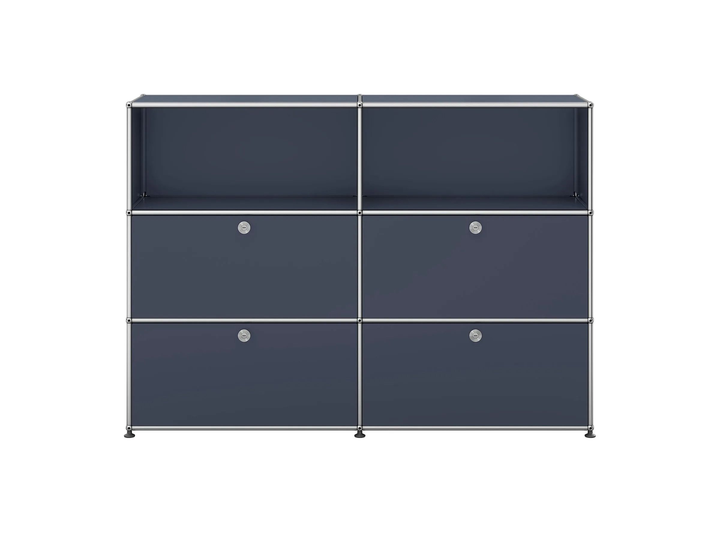 Секционный шкаф из стали с откидными дверцами USM USM SELECTION ARCH-00096321 - Вид №12