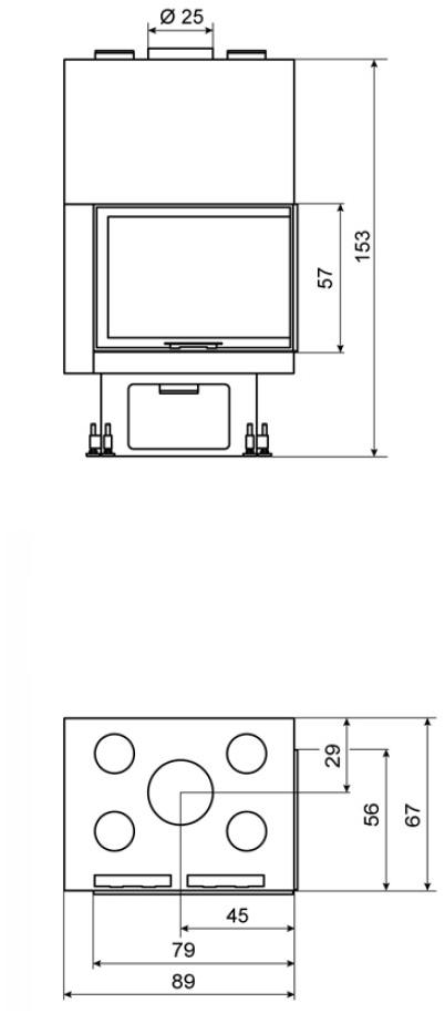 RÜEGG Угловой стальной дровяной камин с панорамным остеклением Classic line sun-id-1401982 - Вид №35