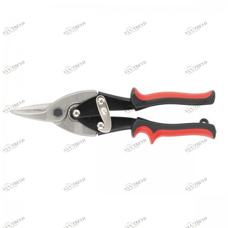 Ножницы по металлу 250 мм пряморежущие для тонкого металла обрезиненные рукоятки Matrix 12592