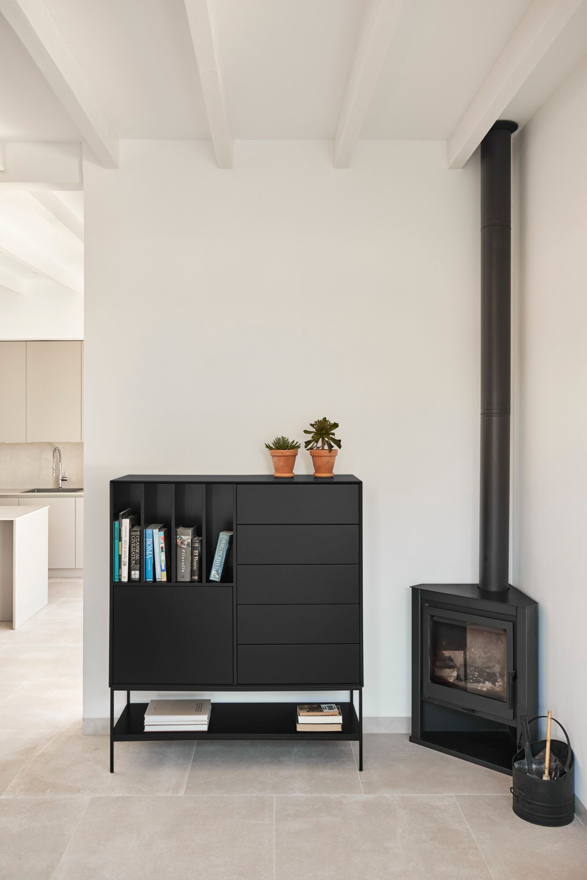 Шкаф из МДФ с распашными дверцами и ящиками TEULAT Platt ARCH-00009067 - Вид №3