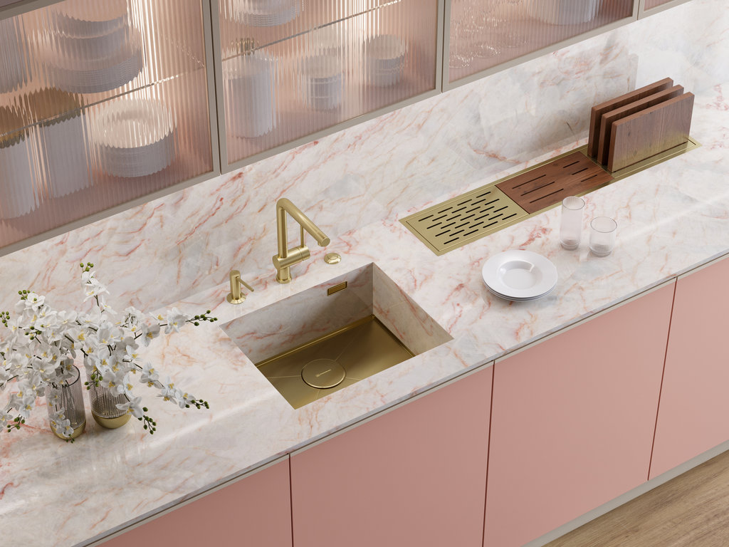 Кухонная мойка Kasen 54-16 INT GM OMOIKIRI 4997061 - Вид №1