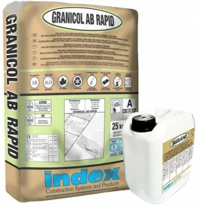 INDEX Цементно-полимерный клей сверхбыстрого схватывания и высыхания