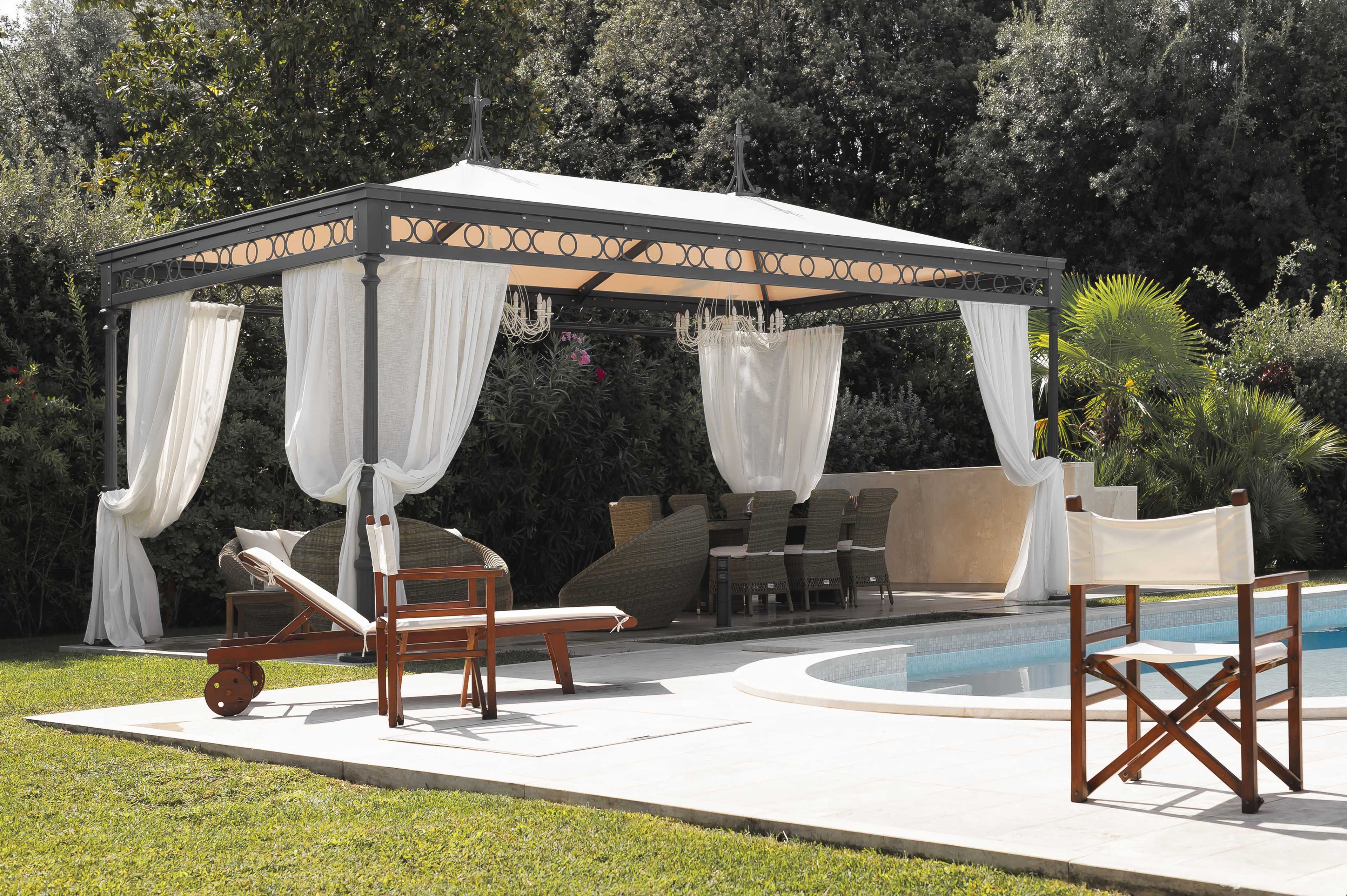 Отдельно стоящие беседки с сертифицированной крышкой из ПВХ L'Officina by Adami S4 ARCH-00094398 - Вид №7