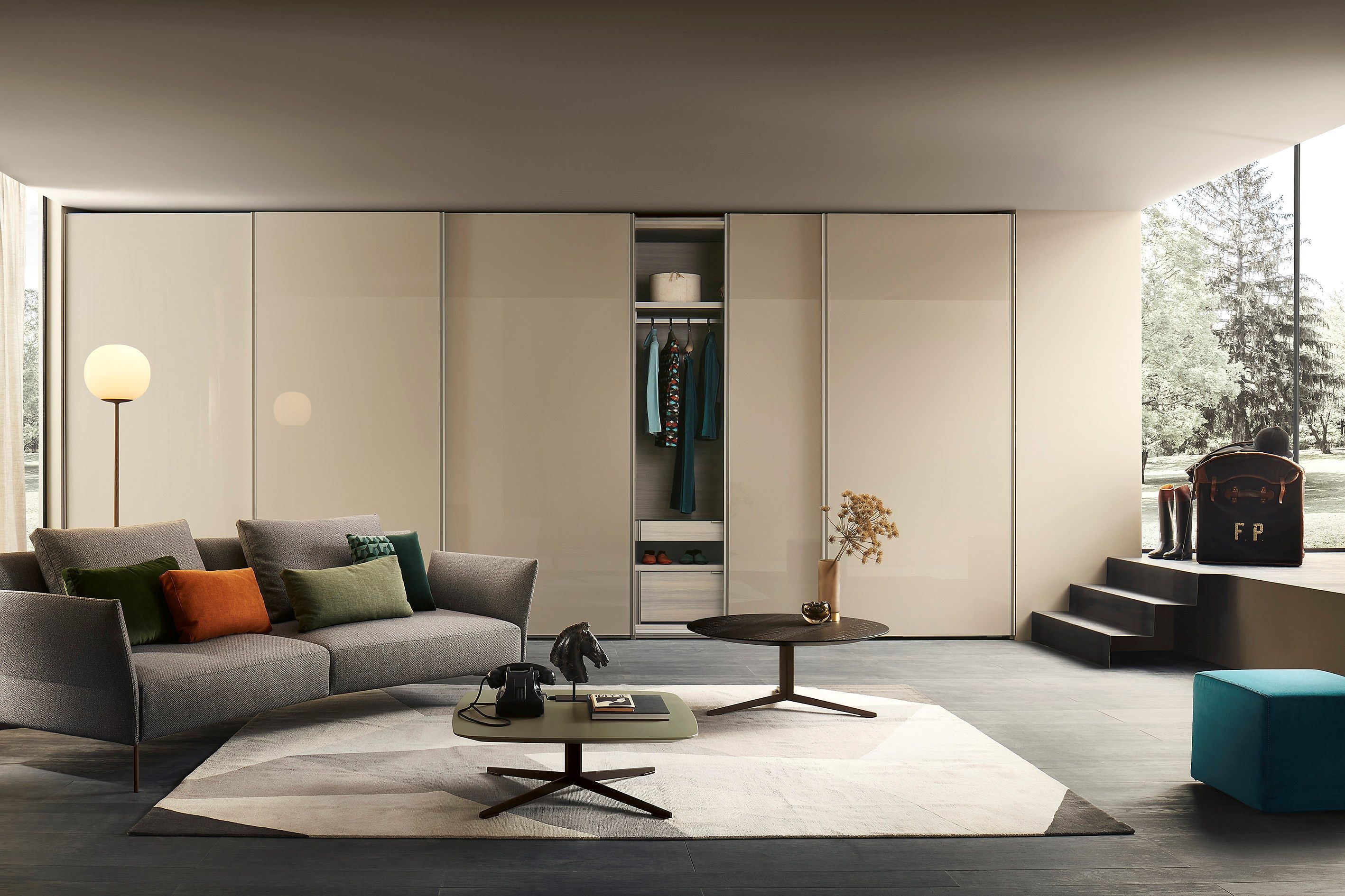 Шкаф с раздвижными дверями Lema шкаф на сантиметр-качели ARCH-00037552 - Вид №1