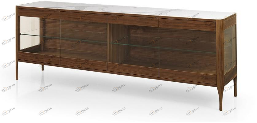Oliver B. Комод из дерева и стекла с распашными дверцами Oliver b. casa Ch1000