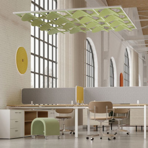 Потолочная офисная акустическая панель