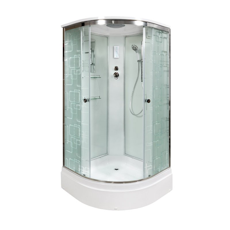 L 908 N без крыши Душевая кабина DETO Серия L ЕМ2790 с электрикой (эл.) - Вид №8