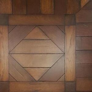 Модульный паркет Da Vinci Дуб Натур (Рельефная) 780х780 мм.