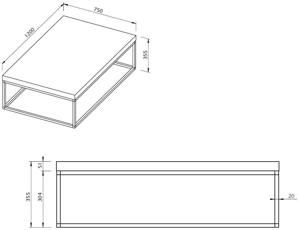 TemaHome Прямоугольный мраморный журнальный столик sun-id-1428677 - Вид №16
