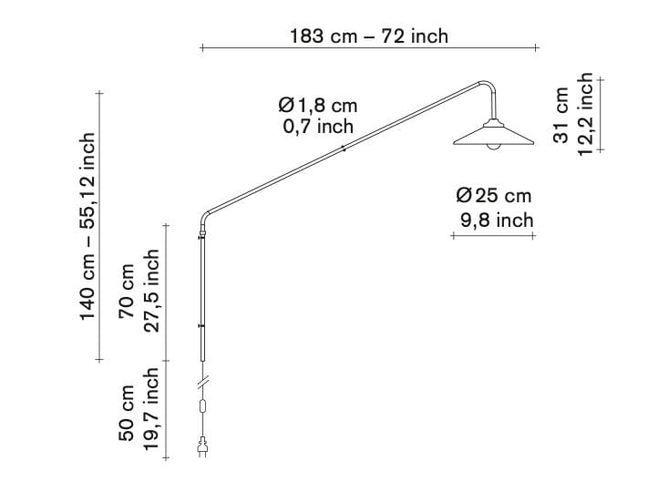 Металлический настенный светильник valerie_objects Подвесные светильники ARCH-00027267 - Вид №12