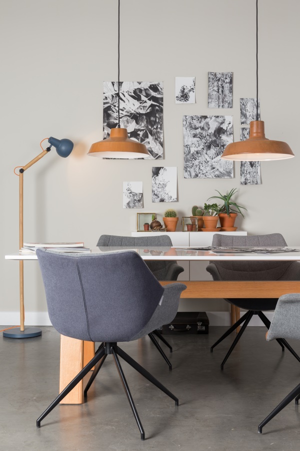 Кресло Doulton голубое Zuiver 1200114 - Вид №1